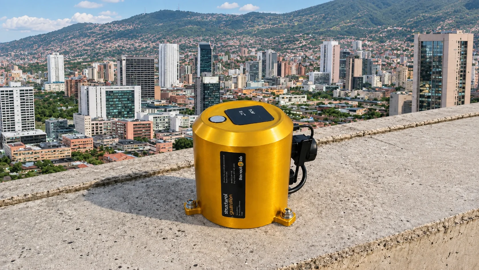 Acelerografo R2SMMDII instalado en terreno